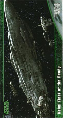 Star Wars Trilogy Widevision (Base Set) card 59 Rebel Fleet at the Ready