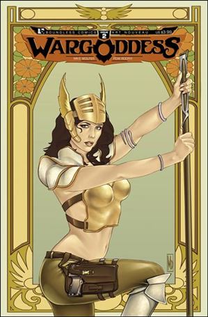 War Goddess issue 2-D Art Nouveau Cover 1:3