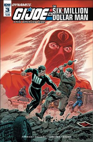 G.I. Joe: A Real American Hero vs The Six Million Dollar Man issue 3-B Jerry Ordway Cover