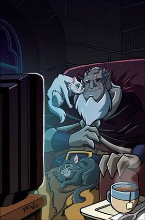 Gargoyles (2022) issue 6-J Tony Fleecs & Trish Forstner 1:20 Virgin Cover