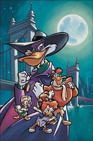 Darkwing Duck (2025) issue 3-F Tad Stones Metal Virgin Cover