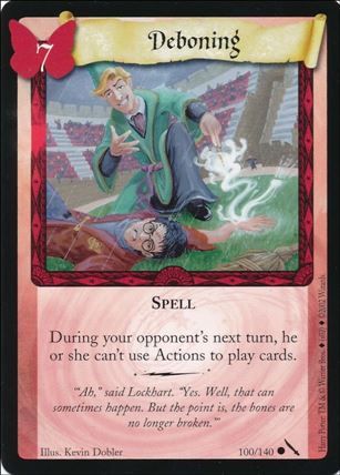 Harry Potter: Chamber of Secrets (Base Set) card 100 Deboning