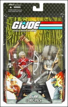 G.I. Joe 25th Anniversary Comic Packs figure 16 Hardmaster and Snake-Eyes