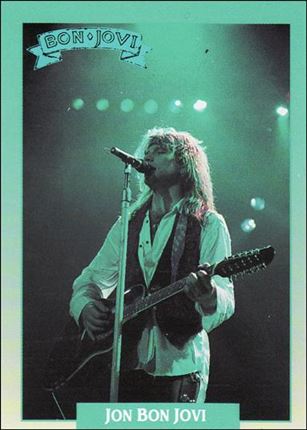 Rock Cards (Base Set) card 210 Jon Bon Jovi
