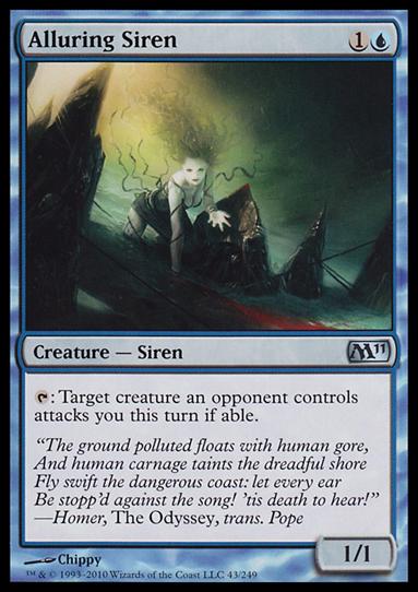 Magic the Gathering: 2011 Core Set (Base Set) card 43 Alluring Siren