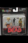 Walking Dead Minimates figure 6 Andrea and Stabbed Zombie