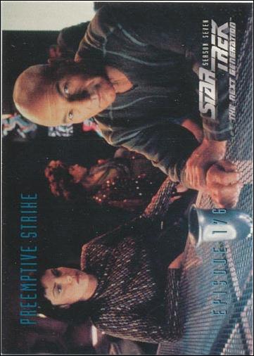 Star Trek: The Next Generation - The Episode Collection Season Seven (Base Set) card 715 Preemptive Strike, Episode 176-A