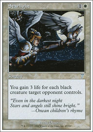 Magic the Gathering: 7th Edition (Base Set) card 49 Starlight