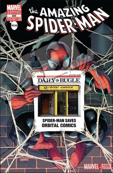 Amazing Spider-Man (1963) issue 666-PE Orbital Comics Daily Bugle Cover