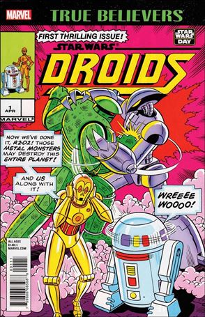 Droids issue 1-D True Believers Cover