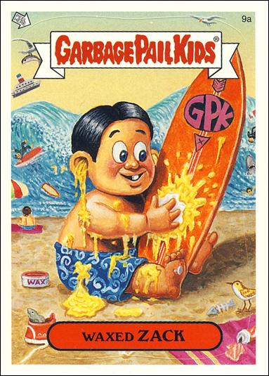 Garbage Pail Kids All-New Series 2 (Base Set)   card 9a Waxed Zack