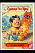 Garbage Pail Kids All-New Series 2 (Base Set)   card 9a Waxed Zack