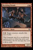 Magic the Gathering: Dark Ascension (Base Set) card 92 Heckling Fiends