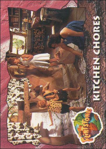 Flintstones: The Movie (Base Set) card 54 Kitchen Chores