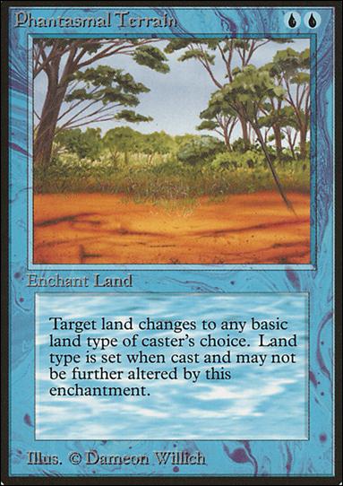 Magic the Gathering: Limited Edition Beta (Base Set) card 69 Phantasmal Terrain