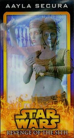 Star Wars: Revenge of the Sith Widevision (Flix-Pix Lenticular Motion Subset) card 9 Aayla Secura