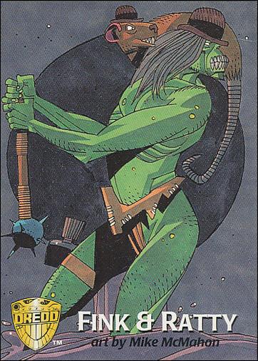 Judge Dredd: The Movie (Base Set) card 38 Fink & Ratty