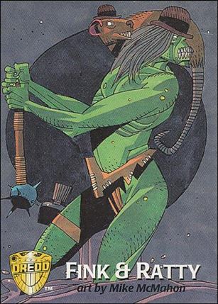 Judge Dredd: The Movie (Base Set) card 38 Fink & Ratty