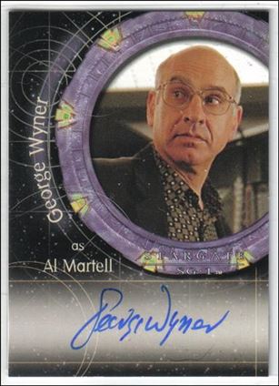 Stargate SG-1: Season 7 (Autograph Subset) card A58 George Wyner as Al Martell (Limited)