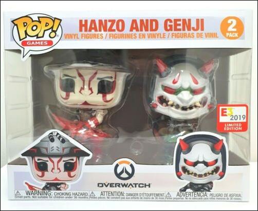 Pop! Games Multi-Packs figure nn3 Hanzo and Genji 2 Pack