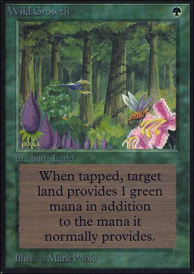 Magic the Gathering: Limited Edition Alpha (Base Set) card 229 Wild Growth
