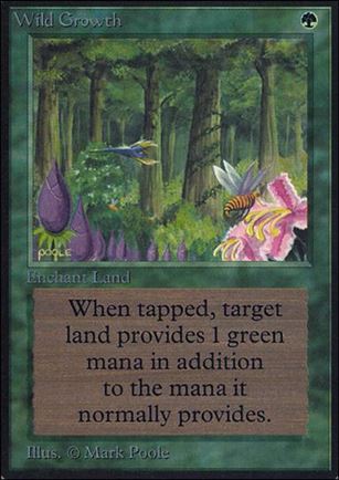 Magic the Gathering: Limited Edition Alpha (Base Set) card 229 Wild Growth