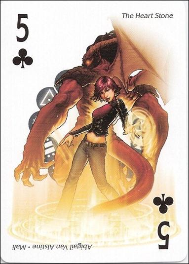 Artifacts Playing Cards (Promo) card 5 Clubs The Heart Stone - Abigail Van Alstine/Mali