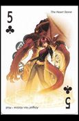 Artifacts Playing Cards (Promo) card 5 Clubs The Heart Stone - Abigail Van Alstine/Mali