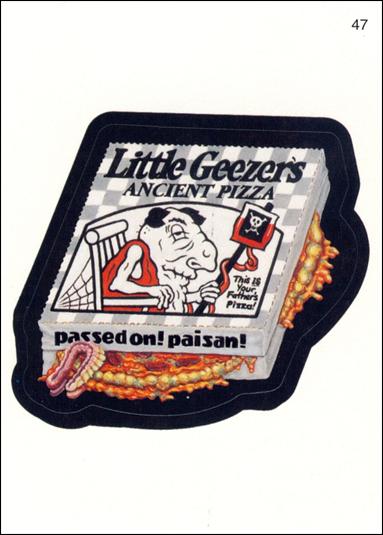 Wacky Packages All-New: Series 2 (Base Set)  card 47 Little Geezers