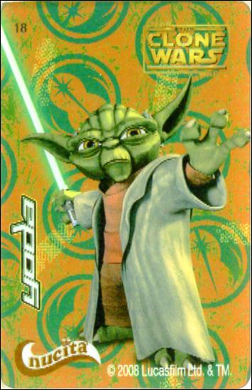 Star Wars The Clone Wars Nucita Motion Cards (Promo) card 18 Yoda
