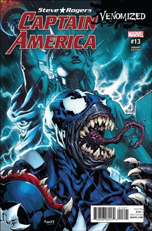 Captain America: Steve Rogers issue 13-B Tom Raney Venomized Cover 