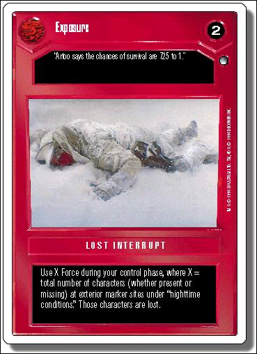 Star Wars: Hoth Revised (Base Set) card 38 Exposure