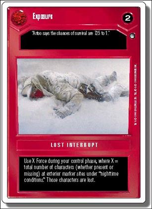 Star Wars: Hoth Revised (Base Set) card 38 Exposure