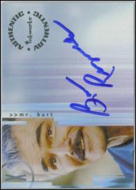 X-Files: Season 9 (Autograph Subset) card A20 Burt Reynolds as Mr. Burt