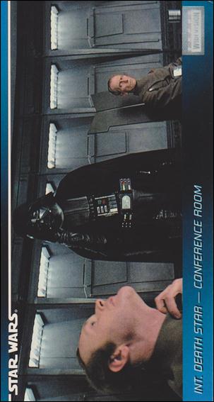 Star Wars Widevision (Base Set) card 33 Int. Death Star - Conference Room