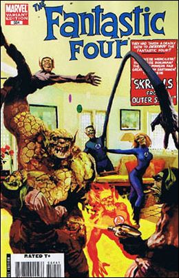Fantastic Four (1961) issue 554-C Arthur Suydam 1:50 Skrull Cover