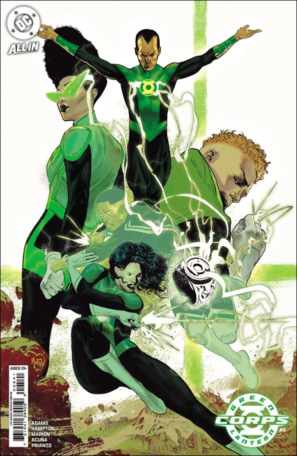 Green Lantern Corps (2025) issue 5-D Montos 1:25 Cardstock Cover