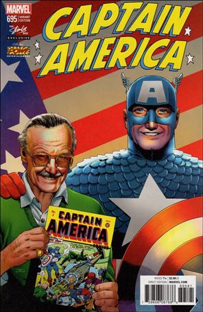 Captain America (1968) issue 695-I Stan Lee Box Cover