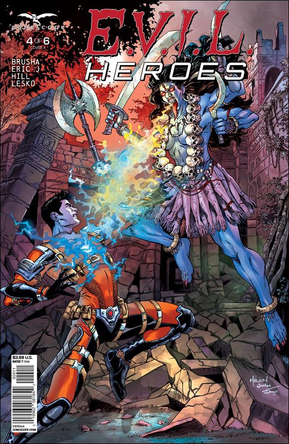 E.V.I.L. Heroes issue 4 Abhishek Malsuni Cover