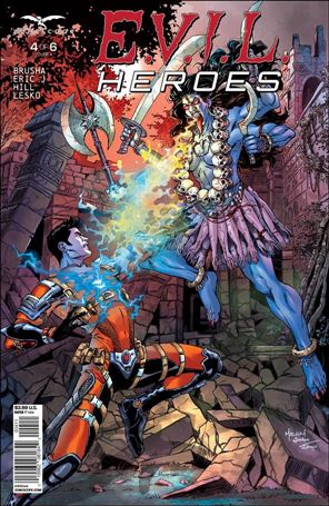 E.V.I.L. Heroes issue 4 Abhishek Malsuni Cover