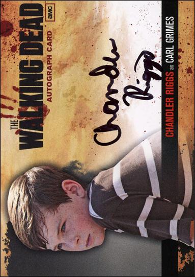 Walking Dead (Autograph Subset) card A7 Chandler Riggs as Carl Grimes