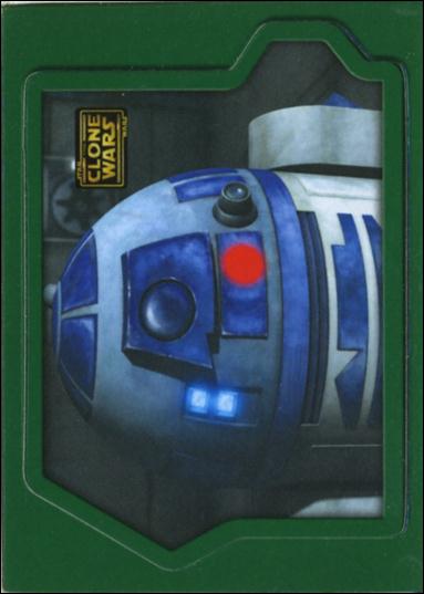 Star Wars: The Clone Wars Trading Card Stickers (Die Cut Magnets Subset) card nn8