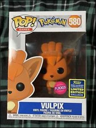POP! Games figure 580-B Vulpix (Flocked Summer Convention)