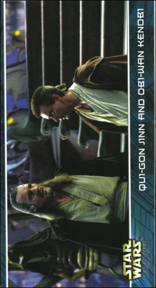 Star Wars: Episode I Widevision: Series 1 (Hallmark Trivia Card Promo) card H3 Qui-Gon Jinn and Obi-Wan Kenobi