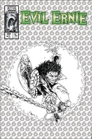 Evil Ernie (2021) issue 1-J Jason Biggs 1:11 Black & White Cover