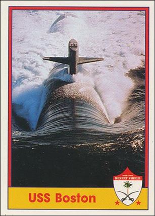 Operation Desert Shield (Base Set) card 64 USS Boston