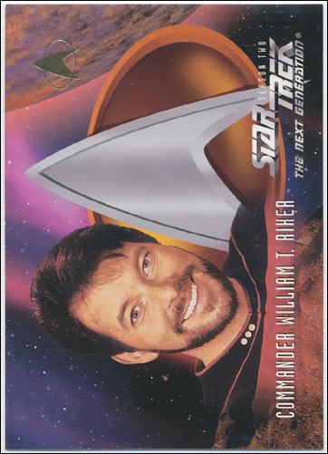 Star Trek: The Next Generation - The Episode Collection Season Two (Base Set) card 131 Commander William T. Riker