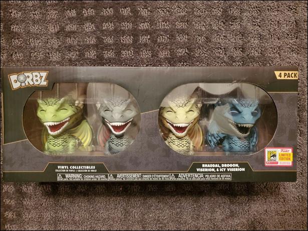 Dorbz Multi-Packs figure Nn23 Rhaegal/Drogon/Viserion/Icy Viserion (SDCC)