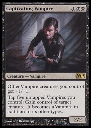 Magic the Gathering: 2011 Core Set (Base Set) card 87 Captivating Vampire
