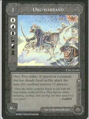 Middle-Earth: The Wizards (Base Set) card 326 Orc-warband